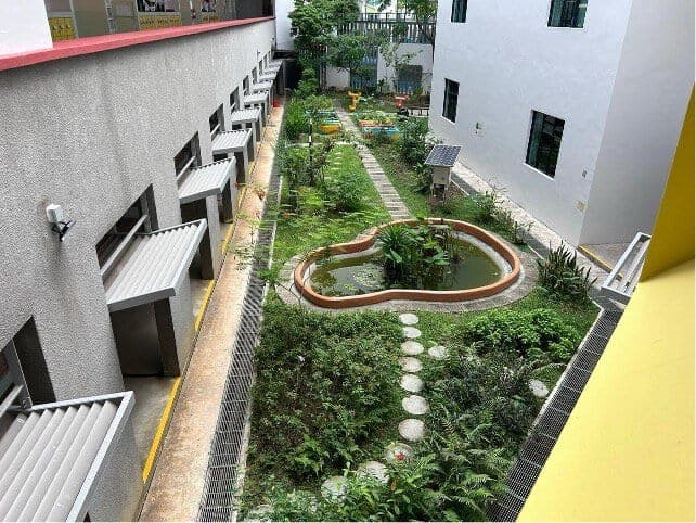 Edgefield Primary School Gardens and Rain-shields