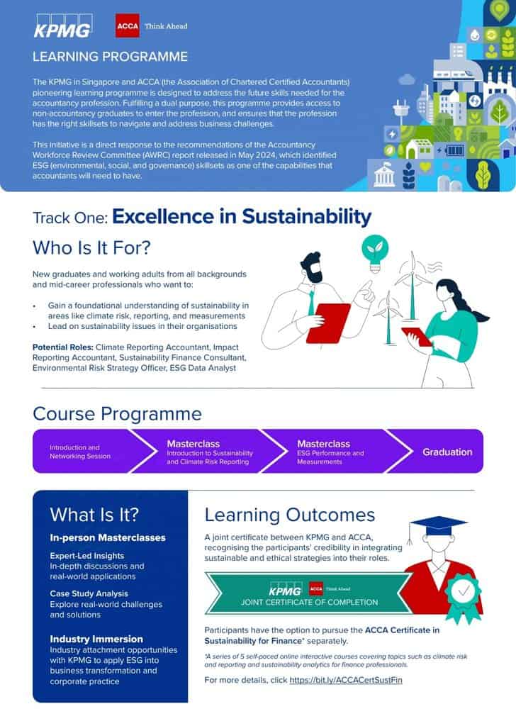 KPMG ACCA Track 1 - Excellence in Sustainability