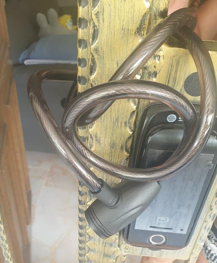 Image Source SPF - Bicycle lock on gate