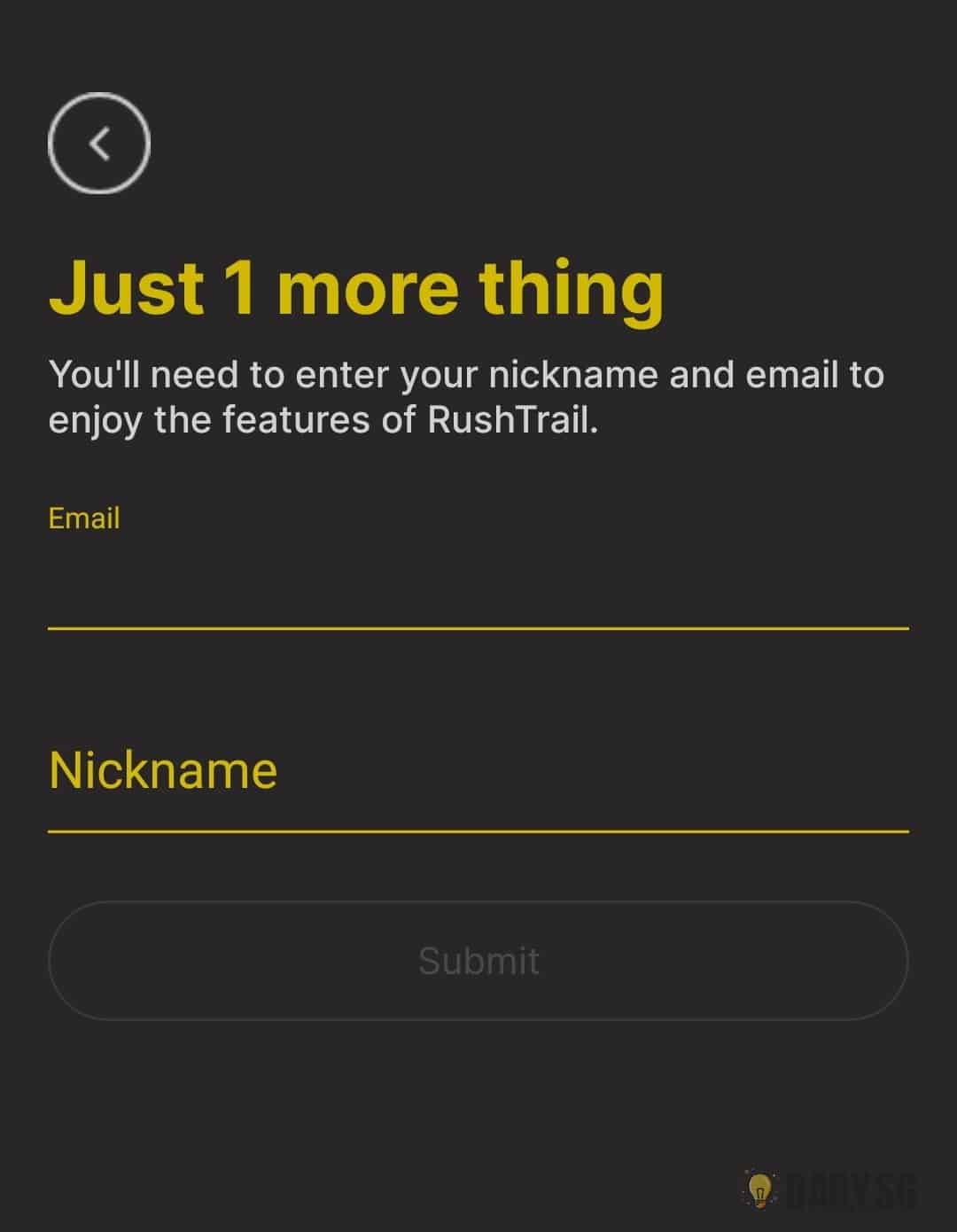 RushTrail - Step 3 Details