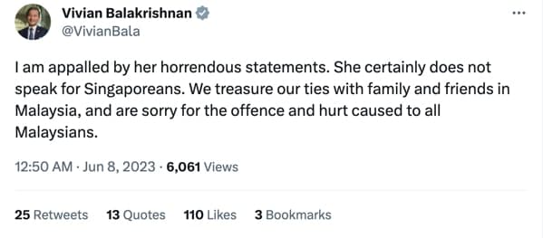 Dr Vivian Balakrishnan/Twitter