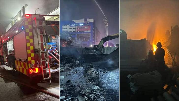 SCDF Put Down Kranji Fire in 3-Hour Fight