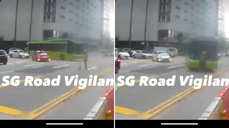 SMRT Suspends Bus Driver After Running Over Worker