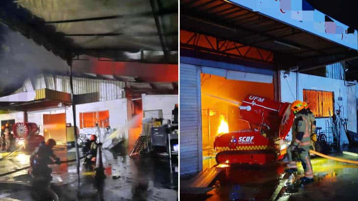 Seletar Fire: 50 Firefighters, 2 Hours, 0 Injuries