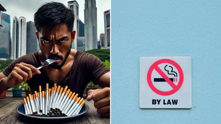 S$1K Fine for Man Who Ate Cigarette to Block NEA Officer