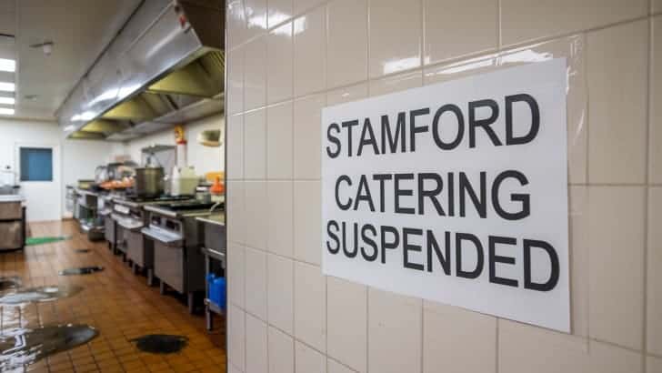 Stamford Catering Suspended: 51 Fall Sick After Meal