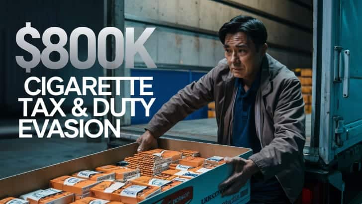 S$800K Duty-unpaid Cigarettes: 7 Malaysians Arrested