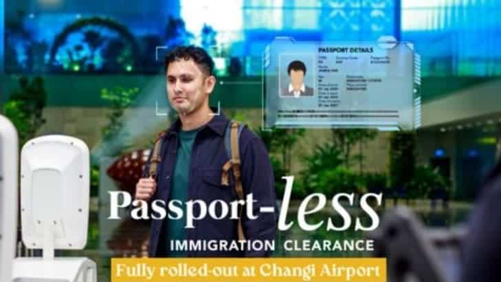 Passport-less Clearance Now at All Changi Airport Terminals