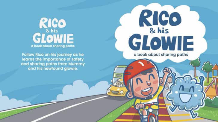 Rico and His Glowie: LTA’s New Book on Path Safety for Kids
