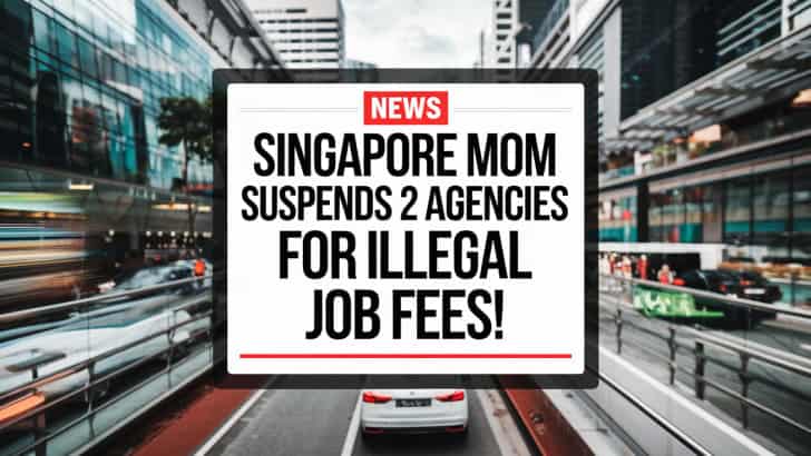 MOM Suspends 2 Job Agencies For Illegal Job Fees!