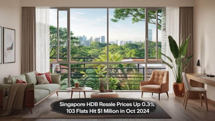 HDB Resale Oct 2024: 103 Flats Sell Over S$1M