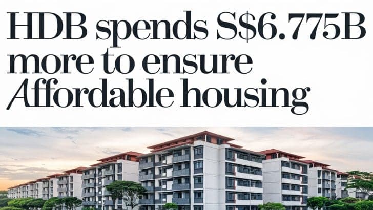 HDB Spends S$6.775B More to Ensure Affordable Housing for FY2023