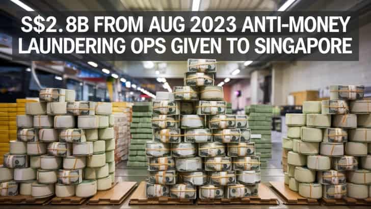 S$2.8B from Aug 2023 Anti-Money Laundering Case Given to SG