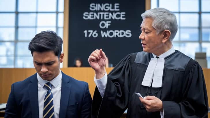 Judge Slams Lawyer’s Error-Filled Plea, Noting a 176-Word Sentence