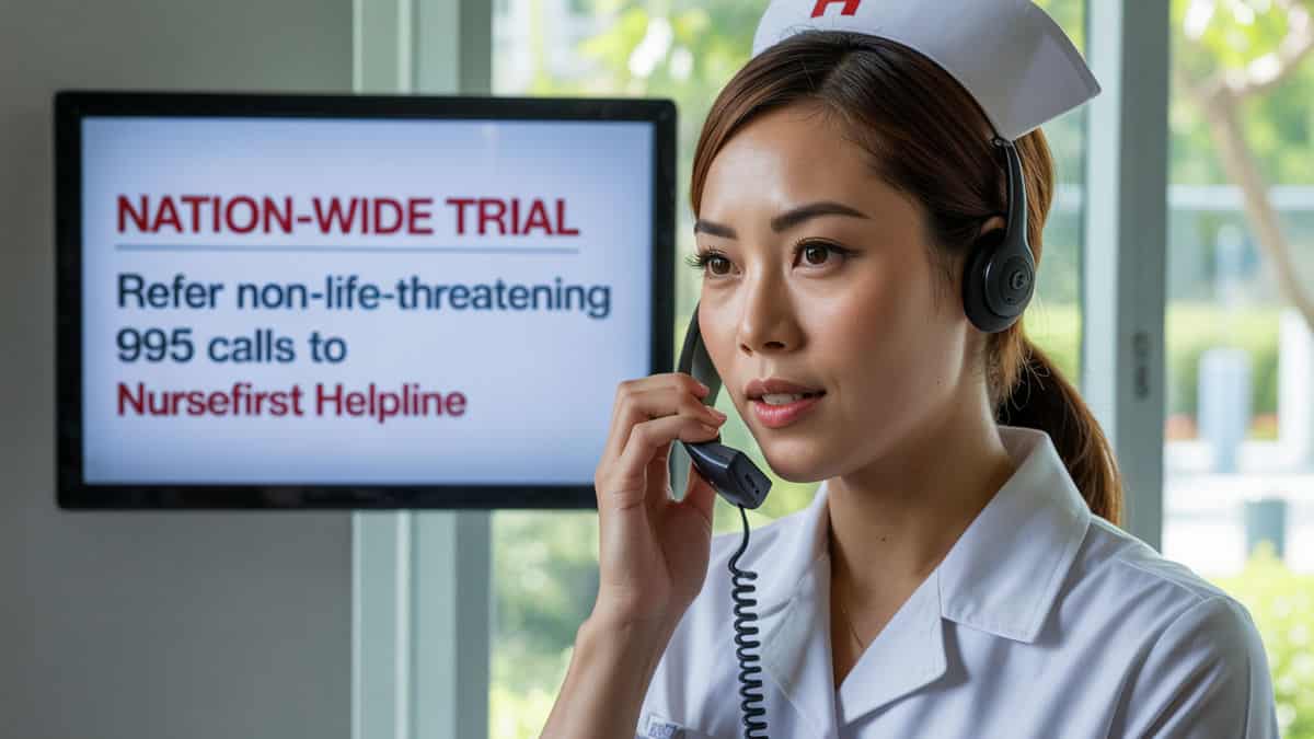 National Trial Redirects Non-Life-Threatening 995 Calls to Save Lives