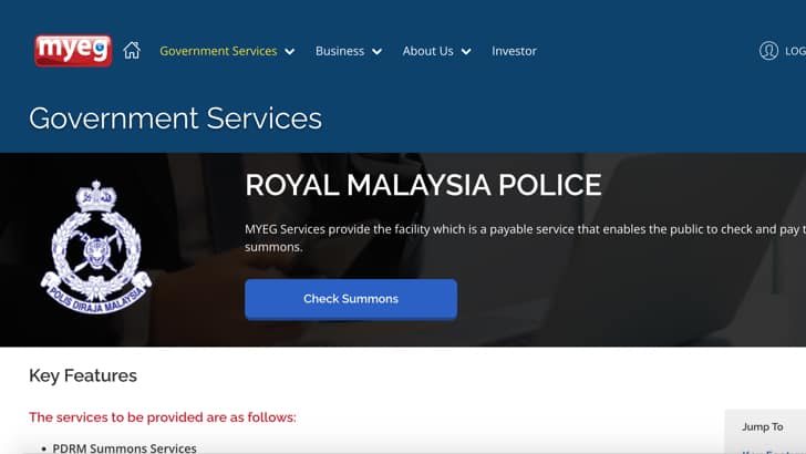 How to Check Malaysia Traffic Summons from Singapore?