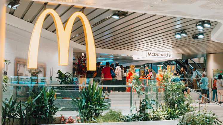 Changi Airport McDonald's - Image via Changi Airport Facebook