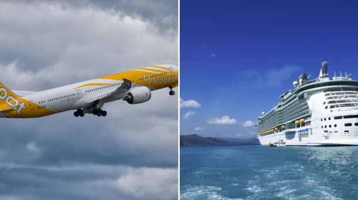 Bomb Scare on Scoot Flight and Cruise Ship 2 Men Charged