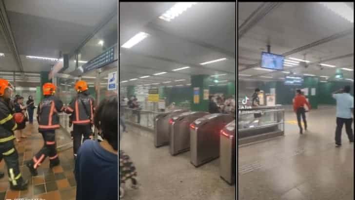 Novena MRT Station Shuts Down Unexpectedly Due To Aircon Smoke