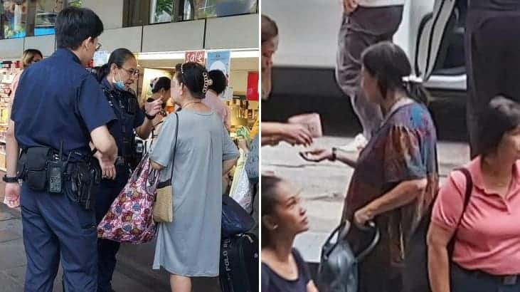 Stylish 69-year-old Woman Begs at Orchard Road, Sparking Investigation